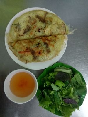 20000 VND with 1 plate at Au Lac Chay - Bach Dang in Nha Trang