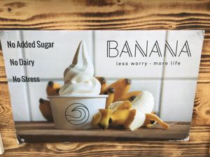 Organic vegan ice cream  at Banana in Copenhagen
