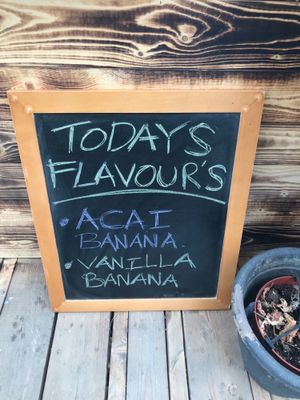 Flavours of the day  at Banana in Copenhagen
