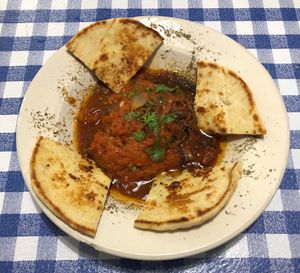 Vegan eggplant dish, super tasty.  at Aliki's Greek Taverna in Los Angeles