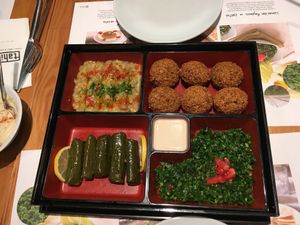 Mezze plate  at Tahin  in Istanbul