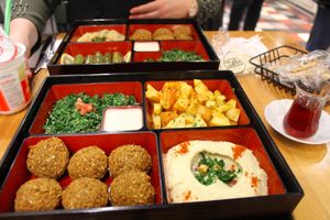 Vegan box 1 and 2 at Tahin  in Istanbul