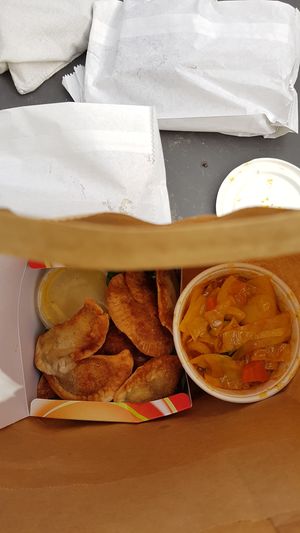 Take-away order at Die Gute Stube in Mainz