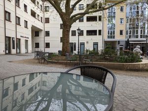 Blick vom Platz at Die Gute Stube in Mainz