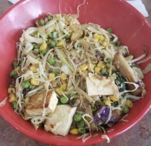 Tofu at Genghis Grill in Midland