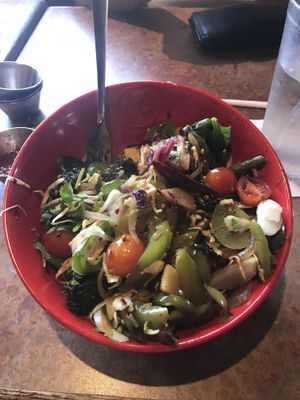 Tofu stir fry  at Genghis Grill in Midland