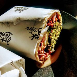 Falafal wrap at Jack Bean - Kruisplein in Rotterdam