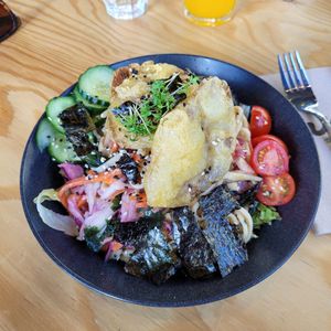 Mushroom & Miso Noodles Salad at Jack Bean - Kruisplein in Rotterdam