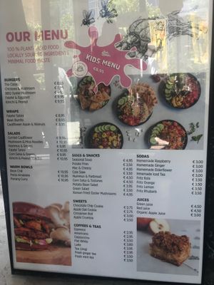 the menu at Jack Bean - Kruisplein in Rotterdam