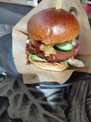 BBQ mushroom burger at Jack Bean - Kruisplein in Rotterdam