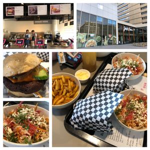 The Ultimate Burger with a side coleslaw and fries with mayo  at Jack Bean - Kruisplein in Rotterdam