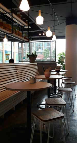 Seating area at Jack Bean - Kruisplein in Rotterdam