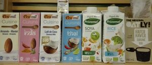 Vegan cooking creams at  Vitaminčk Trgovina in Idrija