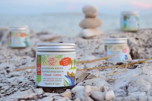 Vegan sunscreen handmade in Slovenia by Amon&Anis at  Vitaminčk Trgovina in Idrija