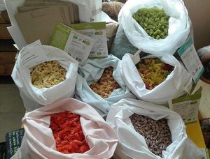 Bulk pasta at  Vitaminčk Trgovina in Idrija