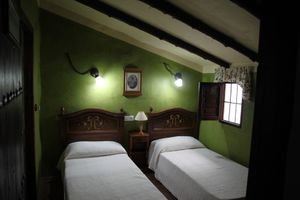 One of the rooms for rent at Meson Mudejar in Archez