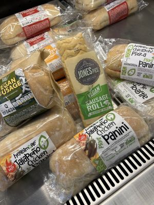 VG snacks   at Tiffin Coffee in Bradford