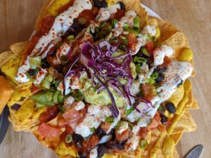 Nachos at Lola Rosa - Places des Festivals in Montreal