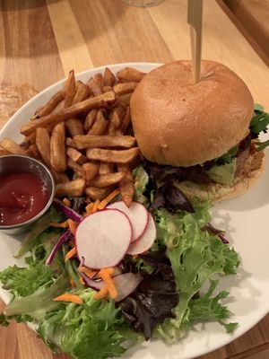 Cajun burger  at Lola Rosa - Places des Festivals in Montreal