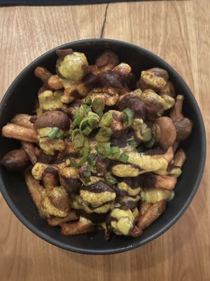 Vegan poutine   at Lola Rosa - Places des Festivals in Montreal