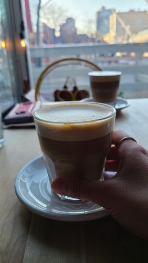 Oat Latte at Lola Rosa - Places des Festivals in Montreal