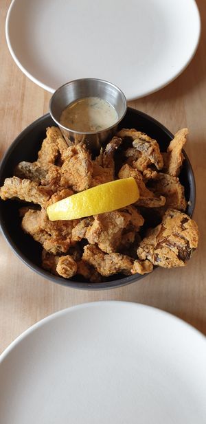 Fried Calamari at Lola Rosa - Places des Festivals in Montreal