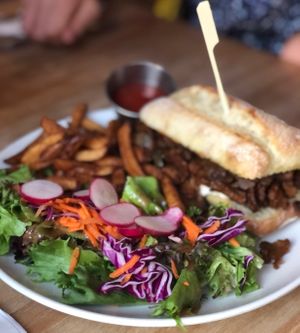 “Cheesesteak"  at Lola Rosa - Places des Festivals in Montreal