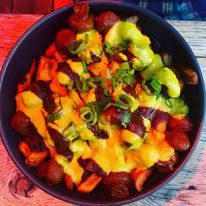 Poutine at Lola Rosa - Places des Festivals in Montreal