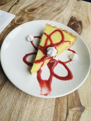 Lemon tart  at Lola Rosa - Places des Festivals in Montreal