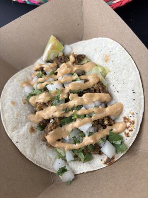 Taco at taco festival   at Lola Rosa - Places des Festivals in Montreal