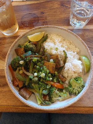 Braised Tofu at Lola Rosa - Places des Festivals in Montreal