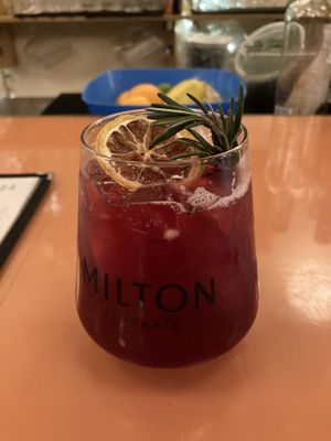 hibiscus mocktail   at Lola Rosa - Places des Festivals in Montreal