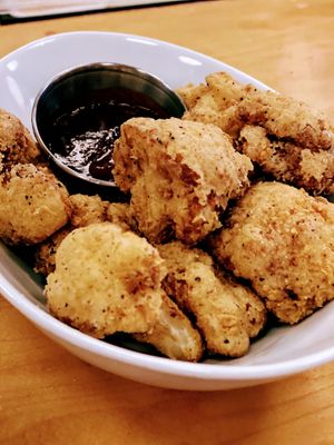 BBQ cauliflower at Lola Rosa - Places des Festivals in Montreal