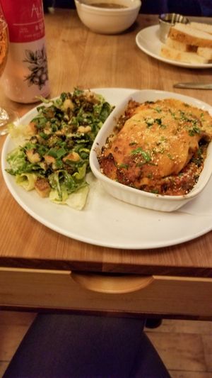 Lasagna at Lola Rosa - Places des Festivals in Montreal