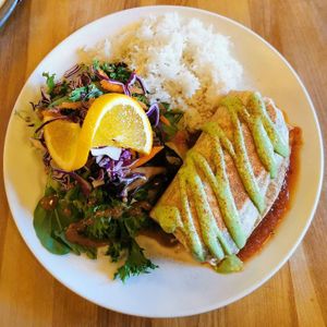 burrito at Lola Rosa - Places des Festivals in Montreal