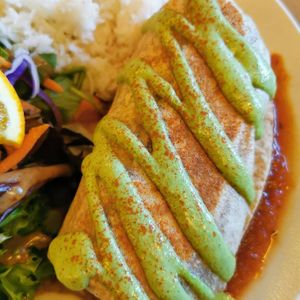 burrito at Lola Rosa - Places des Festivals in Montreal