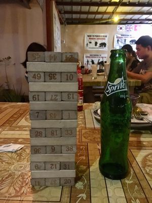 Jenga at The Three Bears in Moalboal