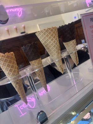 Cones all vegan   at Dennetts in Lincoln