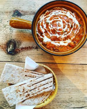 Bean stew at Communitea in South East London