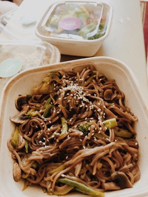 soba noodles  at Clean Eats  in Kuwait City