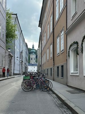 View from table !  at Wokman Natural Kitchen in Salzburg
