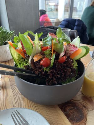 Impossible to eat salad 👎  at Lokal in Davos Platz
