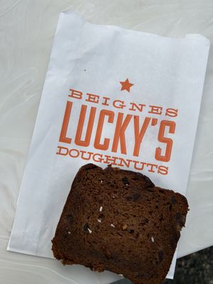 Banana loaf  at 49th Parallel Coffee Roasters & Lucky's Doughnuts in Vancouver