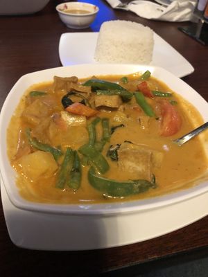Duckless duck curry  at Pearl Cafe in Florissant
