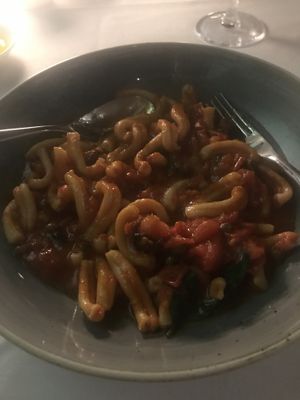 Vegan pasta - this was the main size so not huge  at Otto in South Brisbane