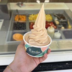 small banana soft serve  at Banan - Waikiki in Honolulu