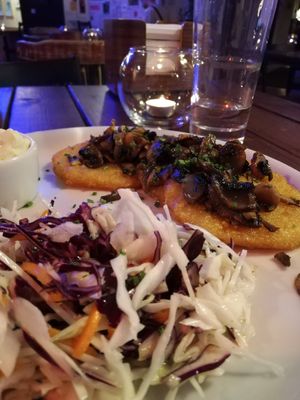 Potatoe pancakes at Ezitis Migla - Aldaru in Riga