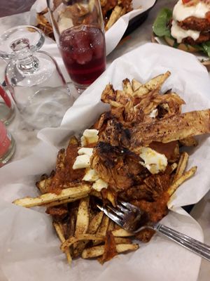 Delish dirty fries!! at When Polly Met Fergie in Peterborough