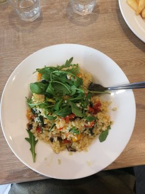 Vegan risotto at La Porchetta in Geelong