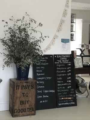 Coffee at Harbour House Cafe in Kingsbridge